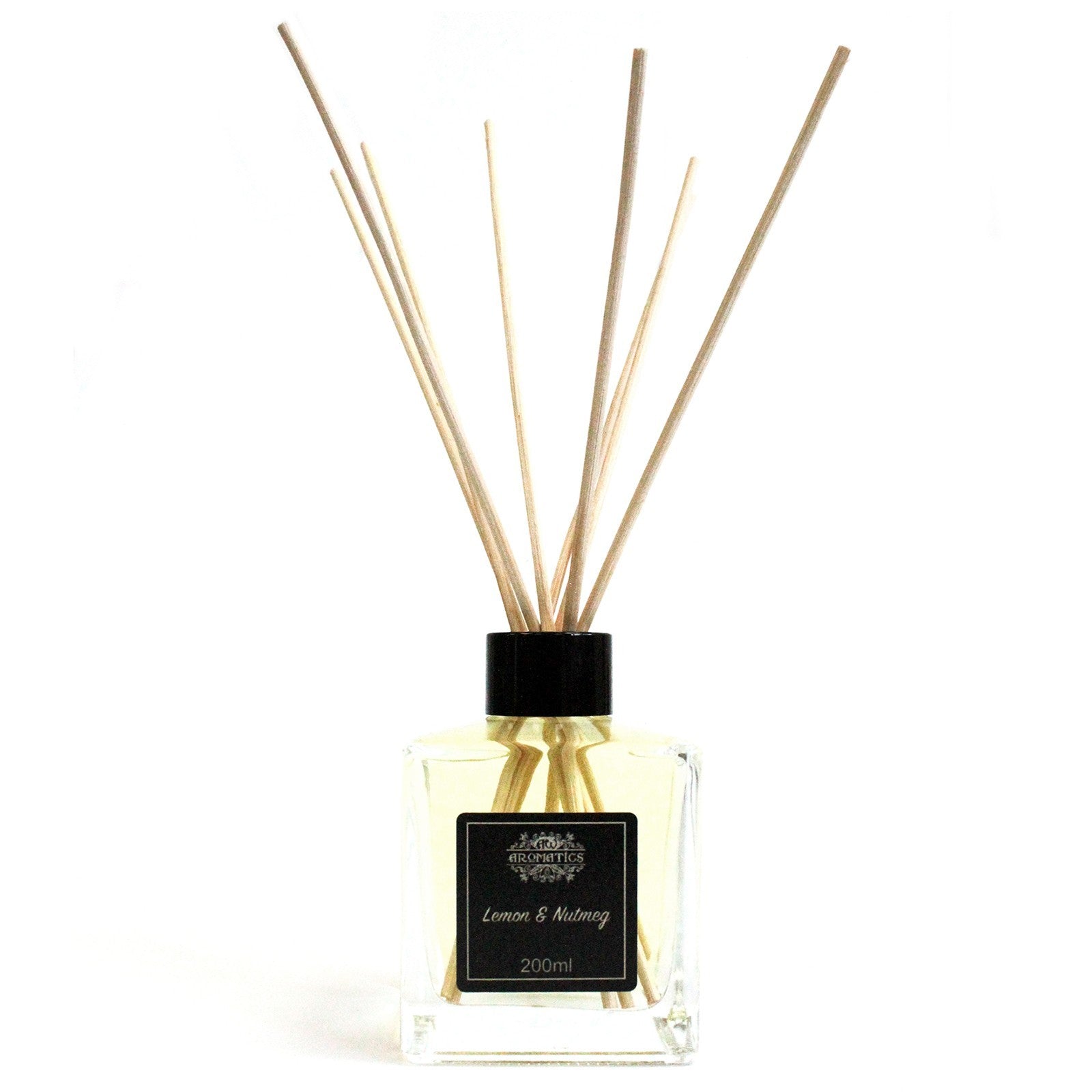 AW Gifts, 200ml Lemon & Nutmeg Essential Oil Reed Diffuser - GREEN LIFE CYPRUS