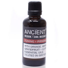 AW Gifts, Toning & Firming Massage Oil, 50ml - GREEN LIFE CYPRUS