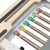 Aluminium Pilates Reformer Brown Leather