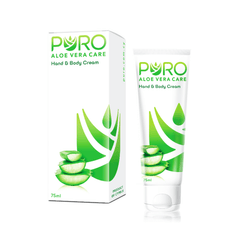 Hand & Body Cream 75ml - Puro Aloe Vera Care - GREEN LIFE CYPRUS