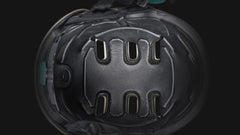 Viking Fitness Skate Helmet HS9 in black with adjustable straps and ventilation for skateboarding safety and comfort.