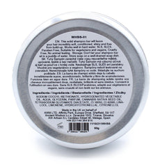 AW GIFTS Wild Hare Solid Shampoo Orchid bar, 60g, a natural hair care product with floral scent and eco-friendly packaging.
