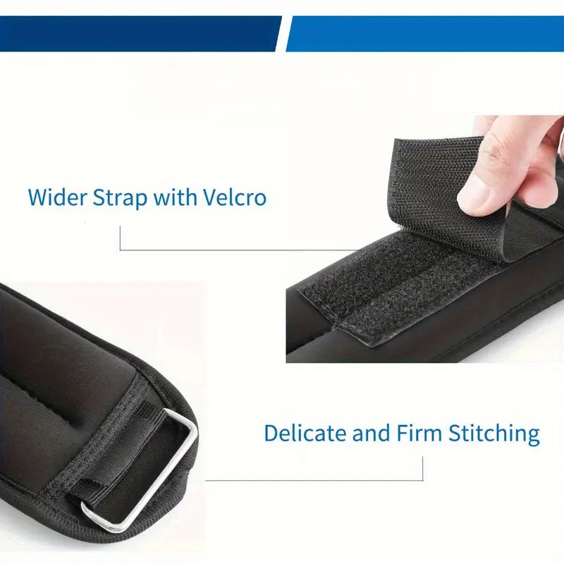 Ankle & Wrist Weights (Black) – Adjustable, Durable, Ideal for Gym, Yoga & Cardio. - GREEN LIFE CYPRUS