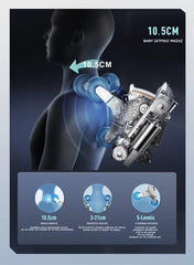 VIKING FITNESS A-522 massage chair in beige and brown with padded armrests and ergonomic design for comfort and relaxation.