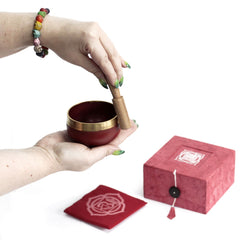 AW Gifts, Chakra Singing Bowl - Root - GREEN LIFE CYPRUS