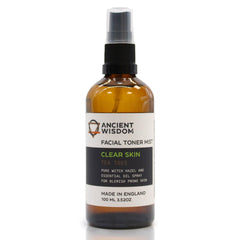AW Gifts Facial Toner Mist with Witch Hazel and Tea Tree, 100ml, natural skin care spray for refreshing and soothing skin.