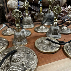 AW Gifts, Tibetan Tingsha - Five Buddha - approx 9.5cm - GREEN LIFE CYPRUS