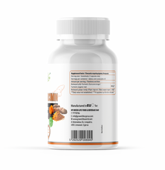 🫚 Green Life, Органический куркумин с черным перцем, 840 мг на порцию, 90 веганских капсул