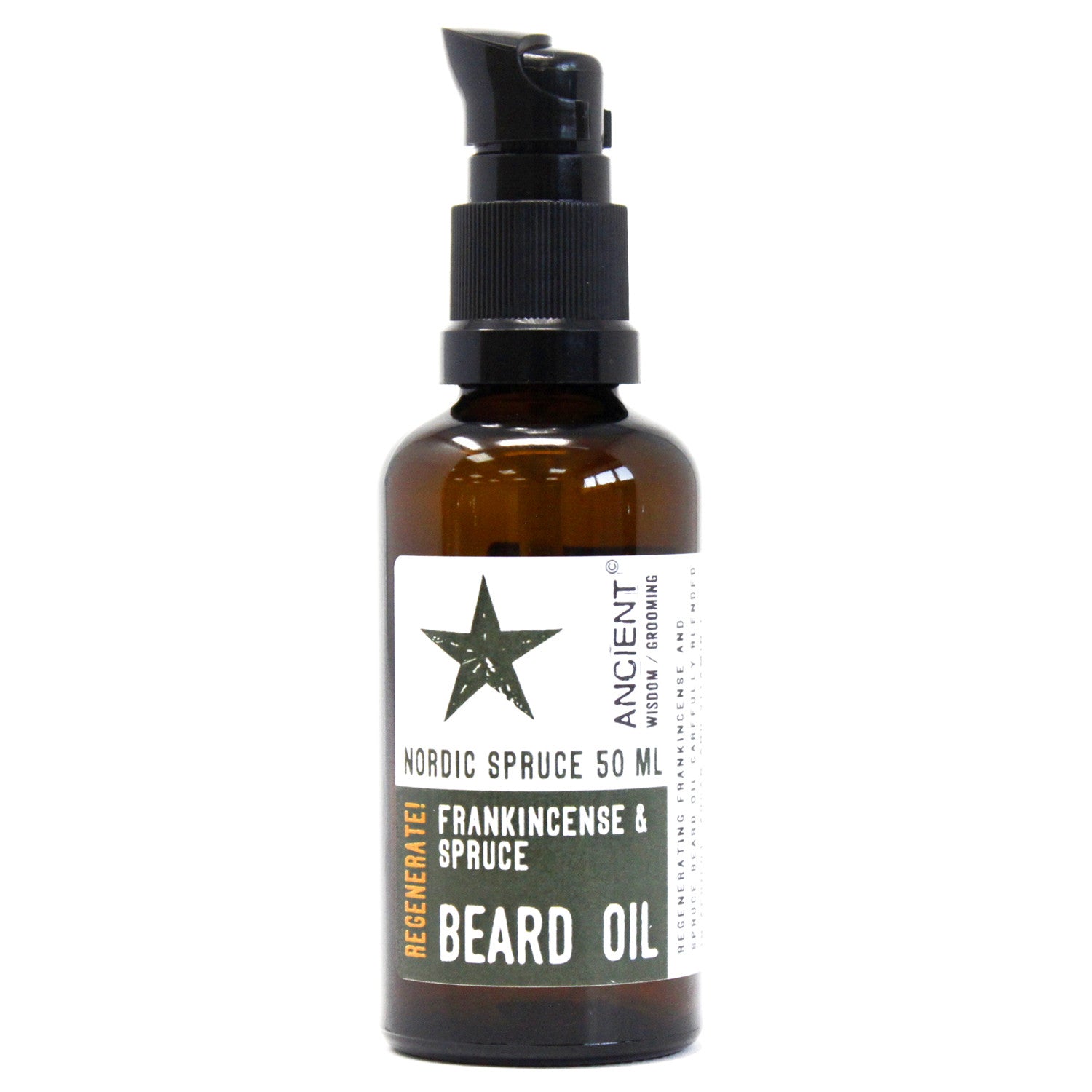 AW Gifts, Beard Oil - Nordic Spruce - Regenerate. 50ml - GREEN LIFE CYPRUS