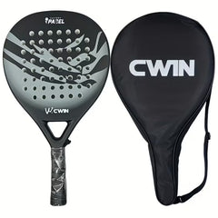 Padel Racket Tennis Carbon Fiber Soft EVA Face Tennis Paddle Racquet with Paddle Bag