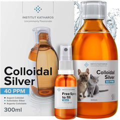 Institut Katharos, Premium Colloidal Silver 40ppm 500mL - GREEN LIFE CYPRUS