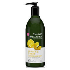 Glycerin Hand Soap, Refreshing Lemon, 355ml - Avalon Organics - GREEN LIFE CYPRUS