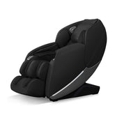 VIKING FITNESS A-310 massage chair in black with sleek design and padded armrests, showcasing its modern ergonomic appearance.
