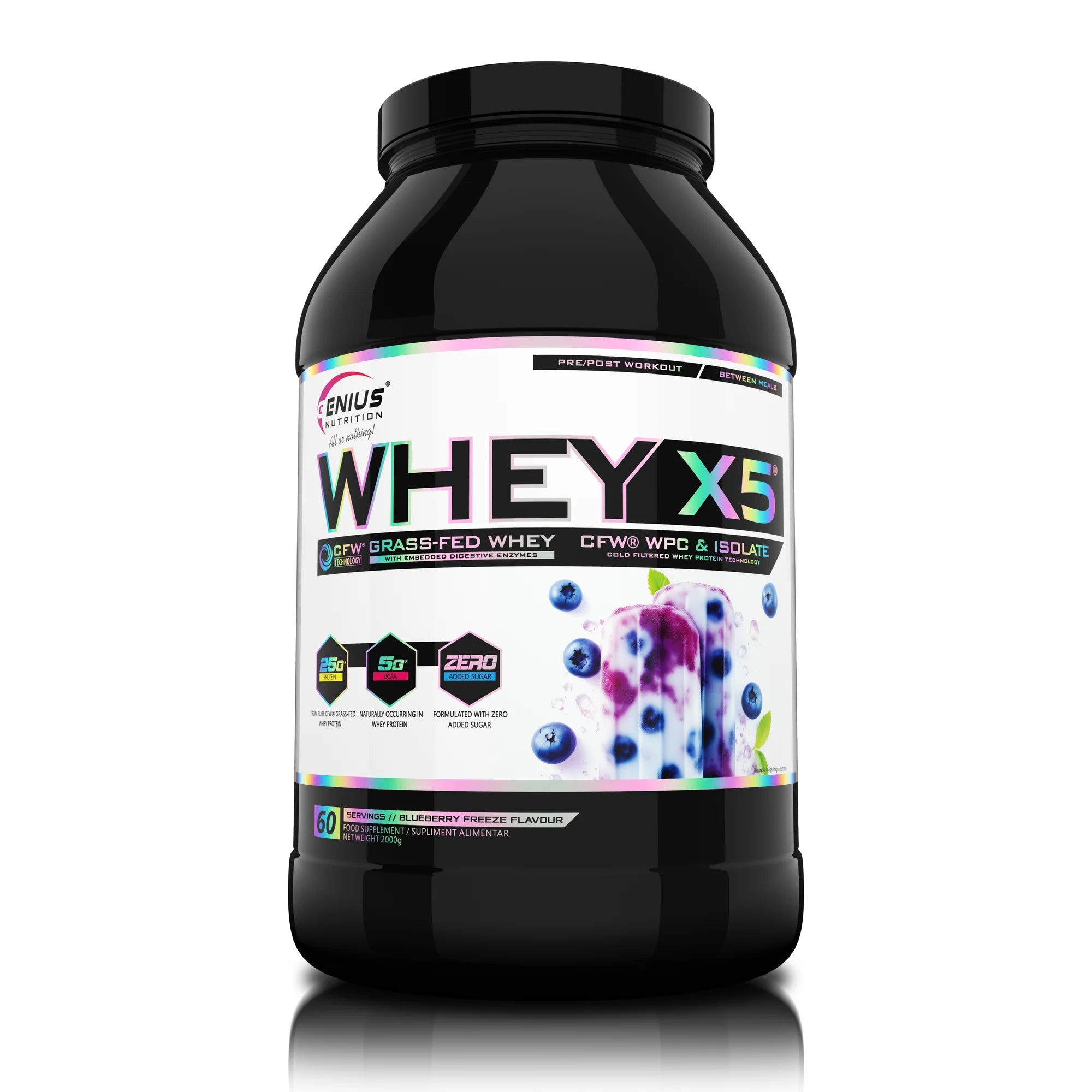 WHEY-X5® 900g/27serv, Genius Nutrition - GREEN LIFE CYPRUS