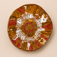 Handmade Artisan Plate – Large (Approx. 20 cm)