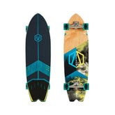 Viking Fitness, Surfskate / Skateboard FOREST 34″ by Aztron® - GREEN LIFE CYPRUS
