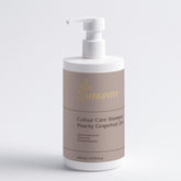 SELFNAMED Longevity Colour Care Shampoo with Peachy Grapefruit Zest, 400ml bottle, front view showing the vibrant packaging.