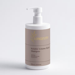 Longevity, Keratin Volume Boost Shampoo, 390 ml / 13.19 fl oz - GREEN LIFE CYPRUS