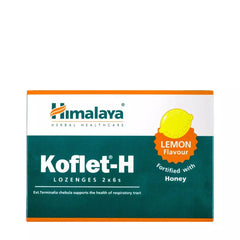 Himalaya Koflet-H Lemon 12 Honey Lozenges | Lemon Flavour
