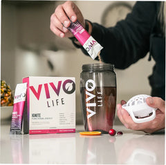 Vivo Life Clean Drive – Energy, Endurance & Focus Drink Mix | 12 Sachets
