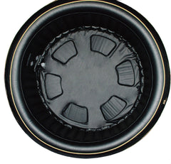 VIKING FITNESS MSpa Exotic Premium Series hot tub with seating for 4-6, featuring bubble jets and a sleek outdoor spa design.