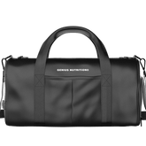 Black Genius Nutrition BAG SPORT GN bag, a durable sports bag with sleek design and spacious interior, ideal for gym and travel use.