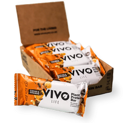 Plant Protein Bars: Cacao and Orange - Vivo Life - GREEN LIFE CYPRUS