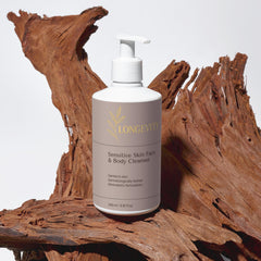 Longevity, Sensitive Skin Face & Body Cleanser, 290 ml / 9.81 fl oz - GREEN LIFE CYPRUS