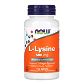 NOW Foods, L-Lysine, 500 mg, 100 Tablets - GREEN LIFE CYPRUS
