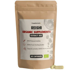 Cupplement, Reishi Extract, 400mg (60 Capsules) - GREEN LIFE CYPRUS