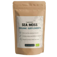 Sea Moss Organic Capsules, 500 mg (60 Capsules) - GREEN LIFE CYPRUS