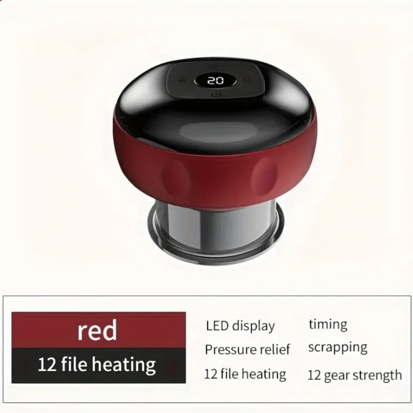 Vacuum Cupping Massager with Electric Heating - GREEN LIFE CYPRUS