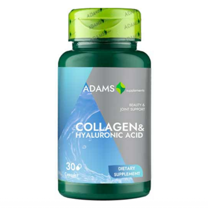 Adams Supplementes, Collagen and Hyaluronic Acid, 30cps - GREEN LIFE CYPRUS