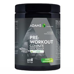 Adams Supplements, PreWorkout Complex (lemon-twist), 360g - GREEN LIFE CYPRUS
