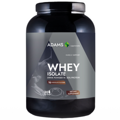 Adams Supplements, Whey isolate protein (chocolate), 908g - GREEN LIFE CYPRUS