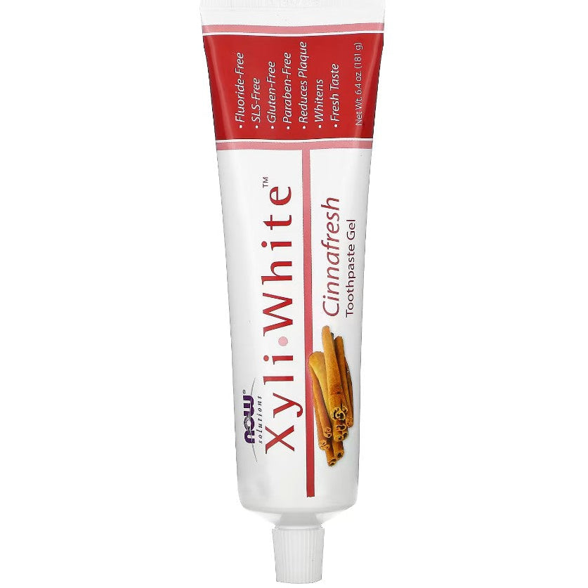 NOW Foods, XyliWhite Toothpaste Gel, Cinnafresh, 6.4 oz (181 g) - GREEN LIFE CYPRUS