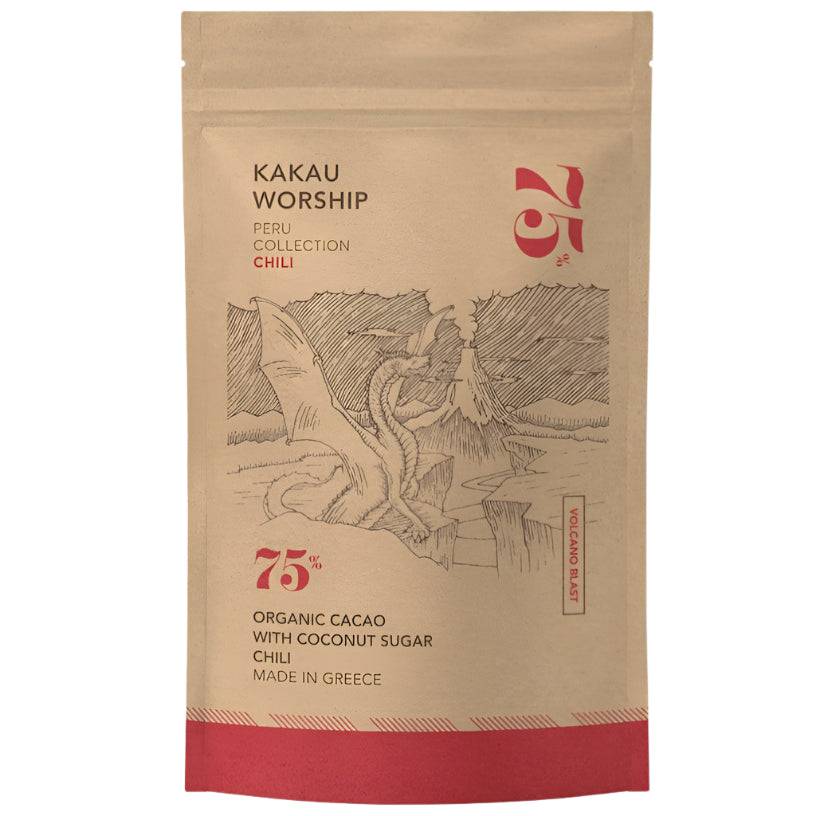 Kakau Worship - Volcano Blast - Chili Chocolate Drink - 150g - GREEN LIFE CYPRUS