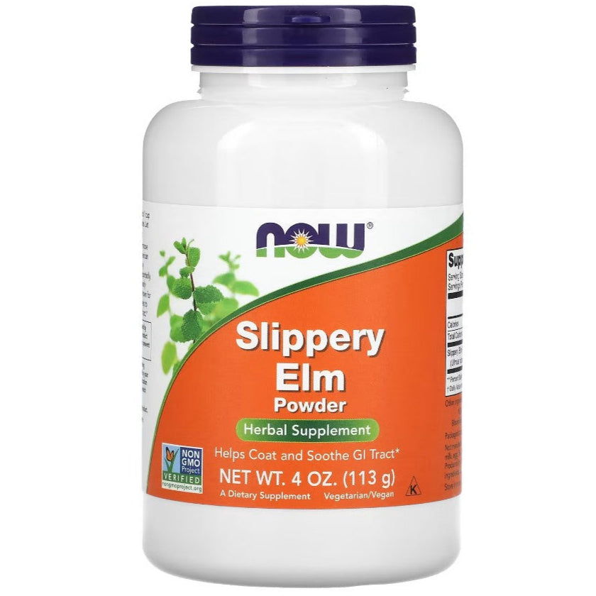 NOW Foods, Slippery Elm Powder, 4 oz (113 g) - GREEN LIFE CYPRUS