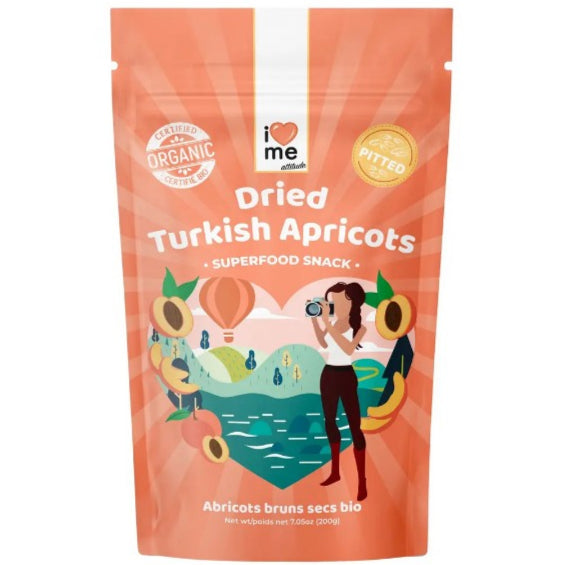I LOVE ME, Organic dried apricots, 200g - GREEN LIFE CYPRUS