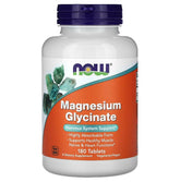 NOW Foods, Magnesium Glycinate With BioPerine®, 180 Veg Capsules - GREEN LIFE CYPRUS