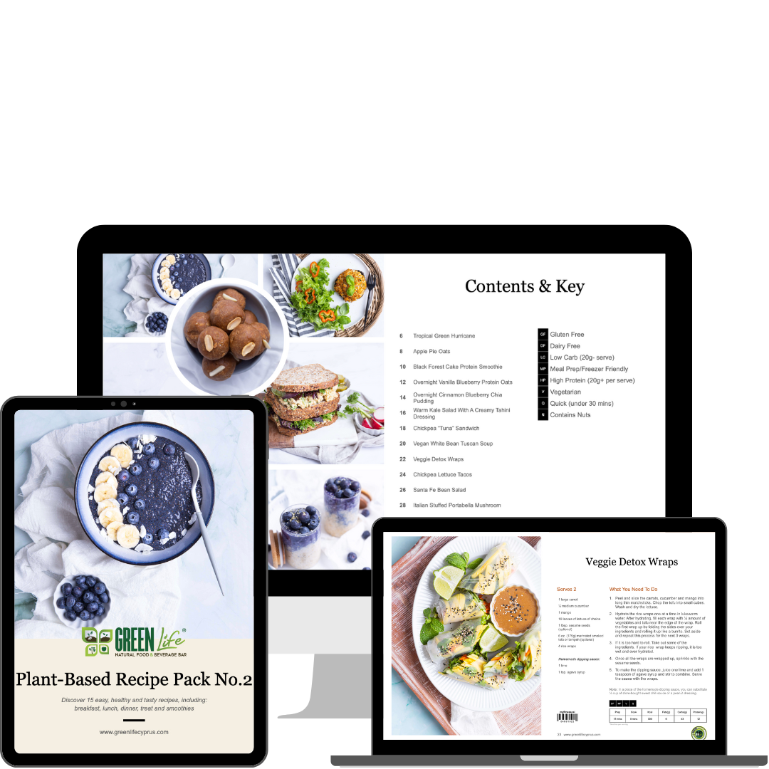 Green Life 15 Vegan Recipe Book Vol.4 - GREEN LIFE CYPRUS