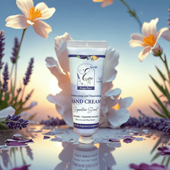 ELIPACK Έαρ hand cream with signature scent, 75ml, showing a sleek tube designed for dry, chapped hands in skin care.