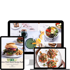 Green Life 15 Vegan Recipe Book Vol.6 by GREEN LIFE BOOKS, featuring colorful vegan recipes and plant-based dishes on the cover.