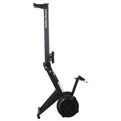VIKING FITNESS Legacy Air Resistance Rower rowing machine with adjustable seat and digital display for full-body workout.