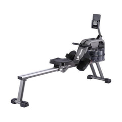 Viking Fitness Neptune 3 water rowing machine with wooden frame and water resistance, designed for full-body workout.