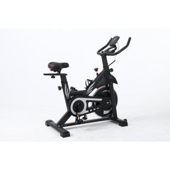 Viking S-600 Spin Bike by Viking Fitness featuring a sturdy frame, adjustable seat, and digital display for indoor cycling workouts.