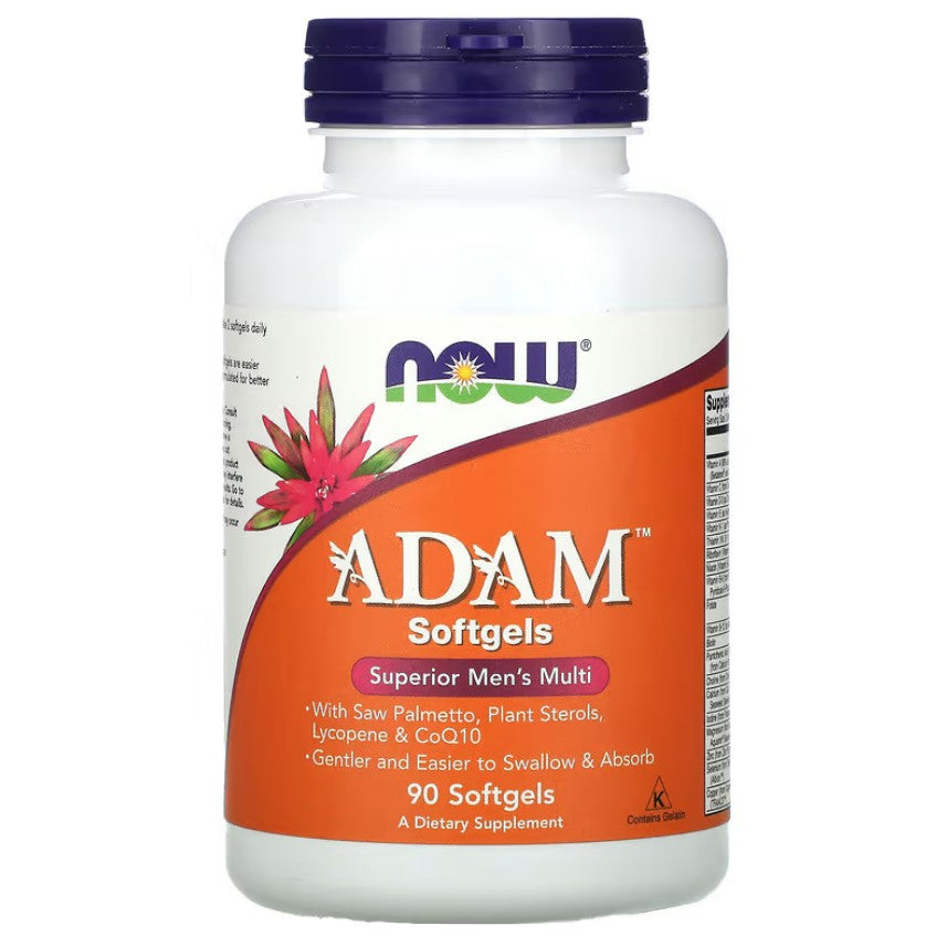 NOW Foods, ADAM, Superior Men's Multi, 90 Softgels - GREEN LIFE CYPRUS