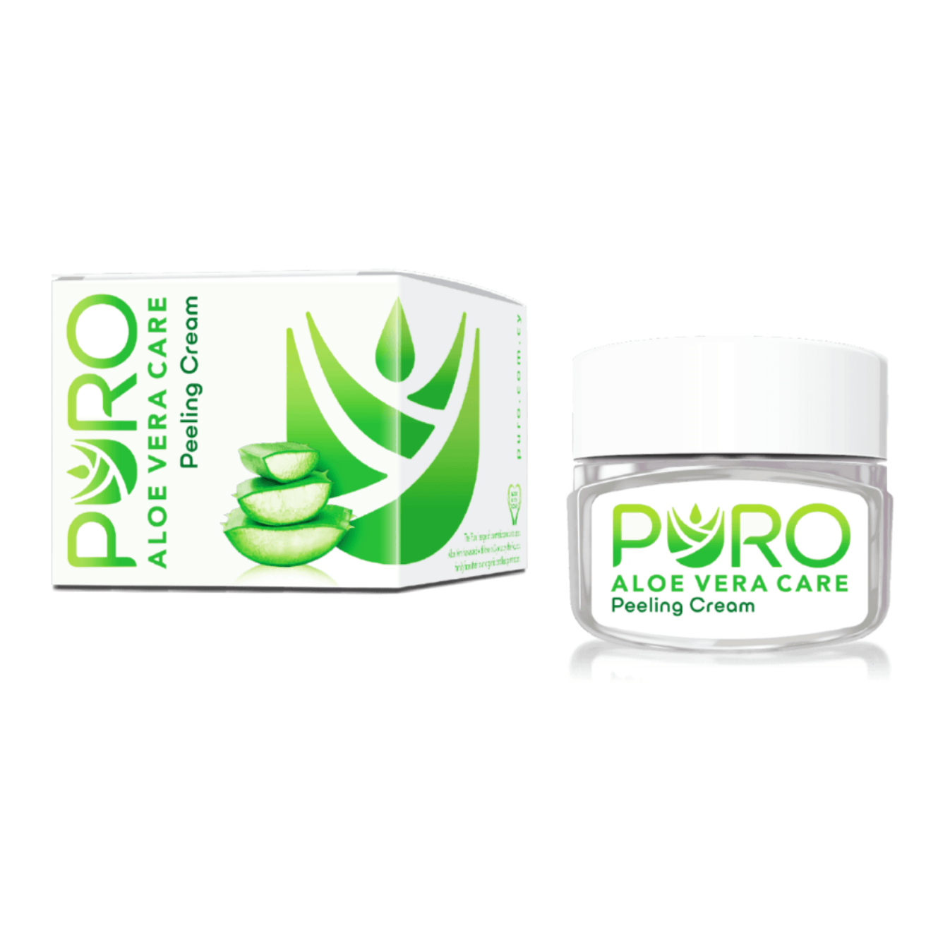 Peeling Cream 50ml - Puro Aloe Vera Care - GREEN LIFE CYPRUS