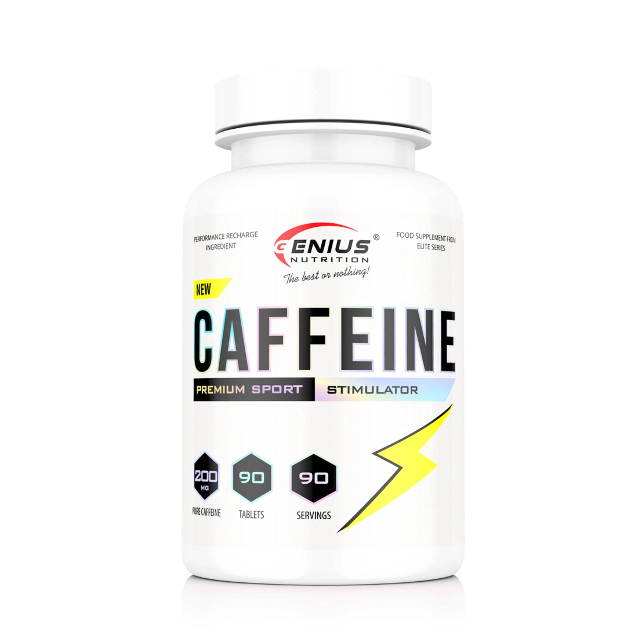 Caffeine 90tabs/90 Serv, Genius Nutrition - GREEN LIFE CYPRUS