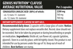 CLAFUSE 90softgels, Genius Nutrition - GREEN LIFE CYPRUS